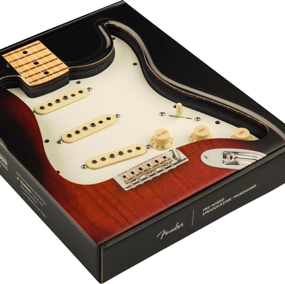 Fender Eric Johnson Signature Pre-Wired Stratocaster Pickguard – Parchment